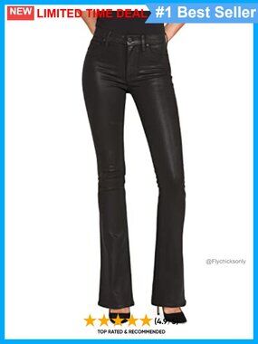 High Rise Bootcut Jeans Slim Fit Premium Denim Casual